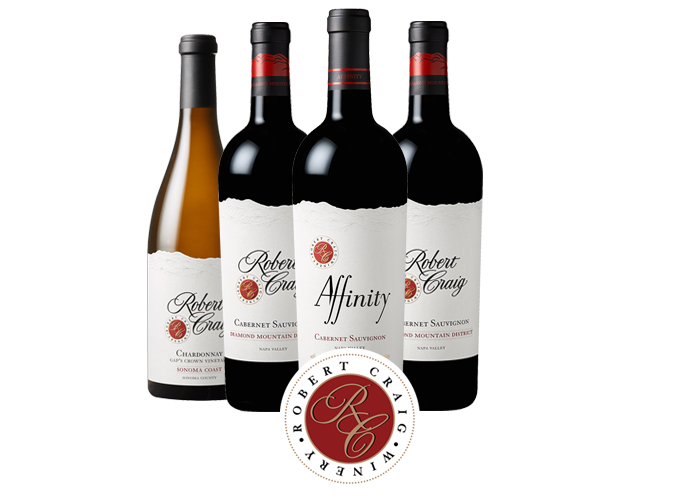 Four spring wine releases - 2020 Affinity Cabernet, 2017 and 2018 Diamond Mountain Cabernet and 2021 Gap's Crown Chardonnay
