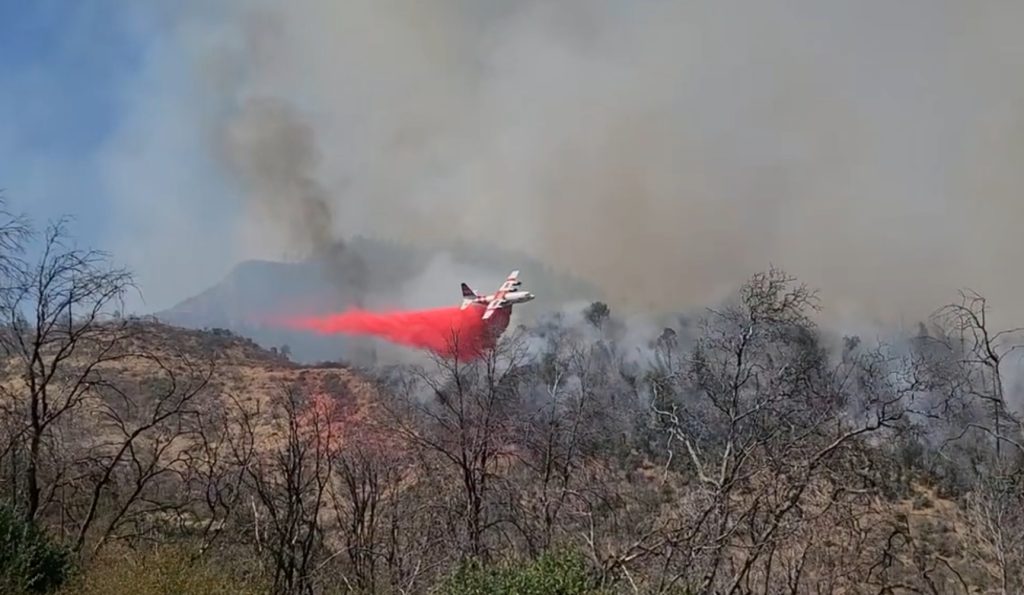 Fire Bomber atop Howell Mountain